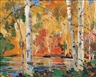 Jonas Lie, Birches in Autumn