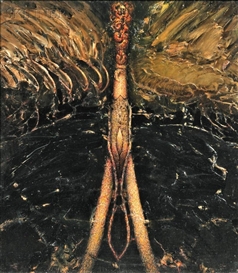 Gregory Gillespie, Split Image Swamp