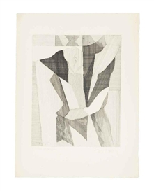 Jacques Villon, Homme Lisant (Arts et Métiers Graphiques 325)