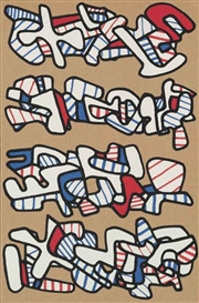 Jean Dubuffet, La Botte á nique (Webel 1100-1156)