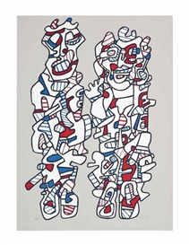 Jean Dubuffet, Délègation (Webel 1167)