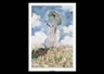 Claude Monet, Essai de figure en plein air:femme a l'ombrelle tournee vers la gauche