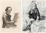 Willem Paerels, Girl Sitting - Self Portrait