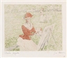 Claude Monet, Georges William Thornley, Femme au Chevalet