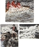 Hernan Bas, 3 works: The Future of Romance;  Empty Waters; Reaching Out