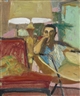 Paul Wonner, Man Seated in a Chair