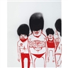 Barry McGee, Untitled (5 Men)