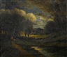 William Keith, A landscape with figures