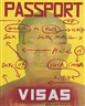 Wang Guangyi, VISA WITH YELLOW BACKGROUND