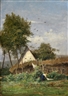 László Paál, Working in the Garden