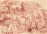 Jean-Honoré Fragonard, Fontaine monumentale à l'entrée d'un parc