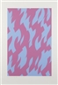 Bridget Riley, MAGENTA AND BLUE