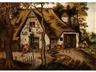 Pieter Brueghel the Younger, VILLAGE SCENE WITH THE INN ST. MICHAEL