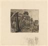 Karl Hubbuch, Ohne Titel (Mühle)