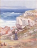 Pieter Hugo, Figures with the Hermanus Coastline Beyond