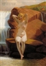 Lauritz Vilhelm Pacht, Portrait of a Nude by a Waterfall