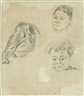 Paul Cézanne, Etudes d'après Madame Cézanne et le petit Paul