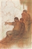Eugene Higgins, 2 Works: On the Front Porch; Mother and Children