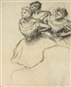 Edgar Degas, Trois danseuses dans les coulisses