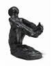 Auguste Rodin, Homme assis, étude type B dit aussi Homme type B, assis, jambes étendues