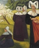 Emile Bernard, Cueilleuses de pommes à Pont-Aven