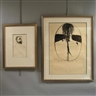 Leonard Baskin, Two Portrait Heads