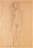 Gustav Klimt, Standing female nude with tilted head