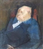 Francis Bacon, Portrait of Alfred Hitchcock