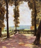 Emile Bernard, PROMENADE SUR LES TERRASSES DE ST GERMAIN EN LAYE