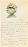 Édouard Manet, LETTRE À MARTHE HOSCHEDÉ (LA CHÂTAIGNE)