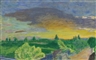 Pierre Bonnard, PAYSAGE AU SOLEIL COUCHANT
