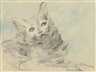 Francis Picabia, SANS TITRE (LE CHAT AUX YEUX VERTS)