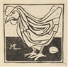 M.C. Escher, Hen With Egg