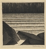 M.C. Escher, Blocks Of Basalt Along The Sea