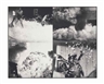 John Baldessari, 4 works: Water Smoke Fire and Feathers