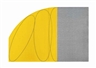 Robert Mangold, Yellow/Gray Zone Painting (Study)