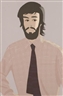 Alex Katz, 2 Works: Plaid Shirt I and II
