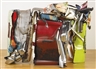 John Chamberlain, WANDERING BLISS MEETS FRUIT OF THE LOOM (AKA AMERICA ON PARADE)