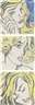 Elaine Sturtevant, LICHTENSTEIN STUDY FOR CRYING GIRL; LICHTENSTEIN STUDY FOR FRIGHTENED GIRL;...