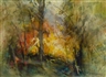 Leonard Brooks, Woods Interior - Sunlit Glade
