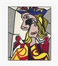 Roy Lichtenstein, Woman with Flowered Hat
