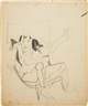 Willem de Kooning, Study for Seated Woman