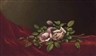 Martin Johnson Heade, Pink Roses on a Red Cloth