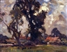 Percy W. Gibbs, Rural Landscape with Cattle Grazing