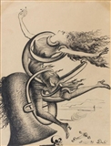 FEMME ETANT DETRUITE PAR UN INSTRUMENT DE MUSIQUE