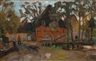 Otto Modersohn, AN DER WASSERMÜHLE IN FISCHERHUDE
