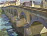 William John Leech, The Bridge, Amboise