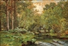 William Trost Richards, The Stream at the Forest's Edge