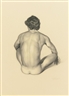 Claudio Bravo, SEATED MALE NUDE