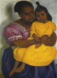 MADRE Y NIÑA